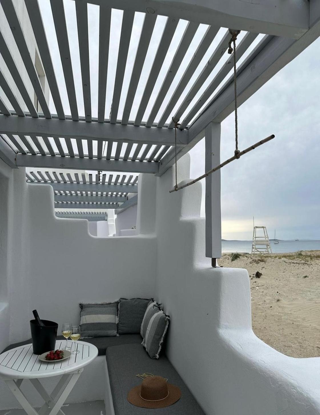 Flisvos Beach Studios Naxos City Bagian luar foto